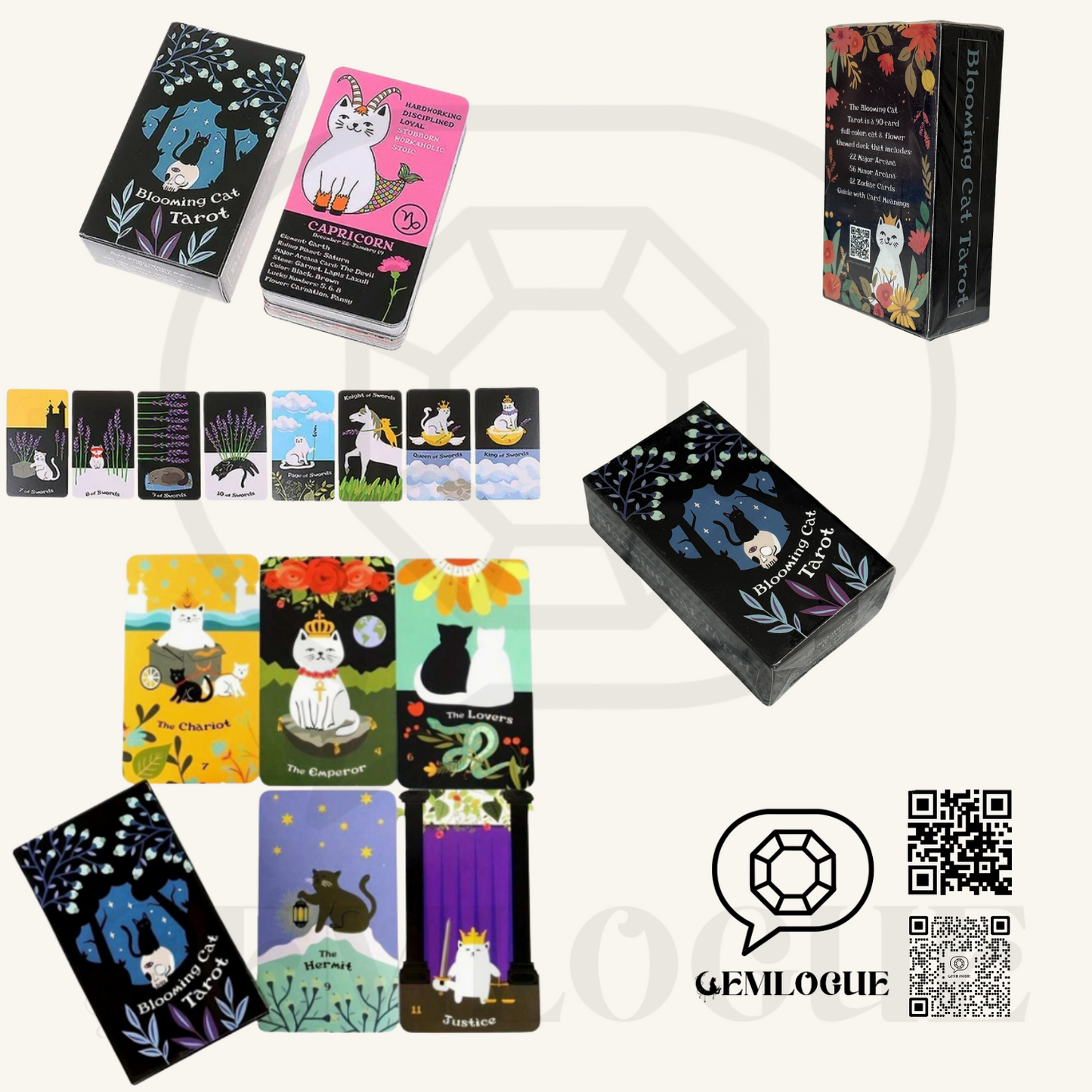 Blooming Cat Tarot
